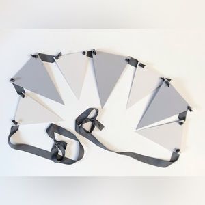 Triangle flag banner handcrafted